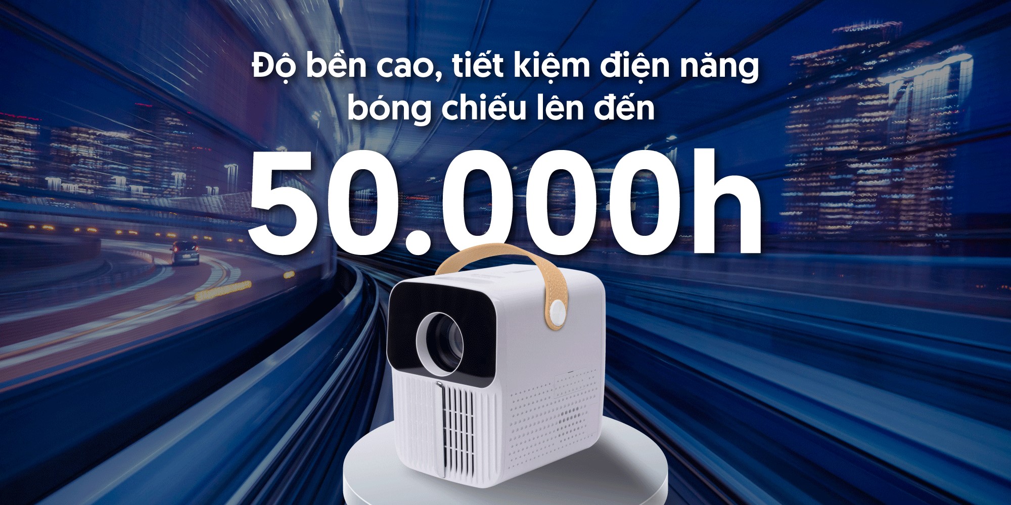 máy chiếu Beecube X2 Max Gen 3 với tuổi thọ bóng đèn lên đến 50000 giờ 