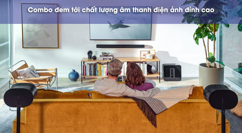 xem phim với combo arc ultra + sub 4 + era 300