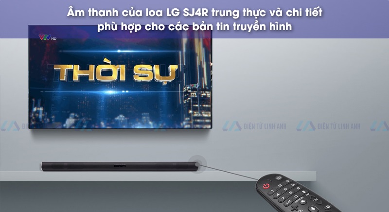 xem tin tức với loa LG SJ4R