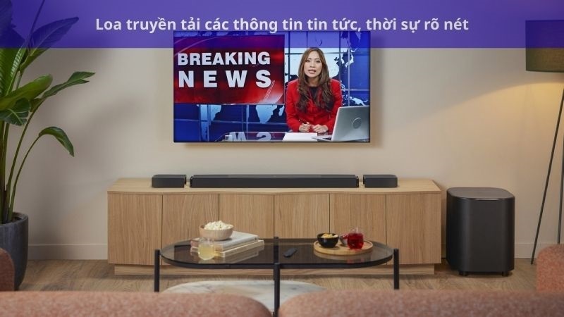 xem tin tức với loa bar1300mk2