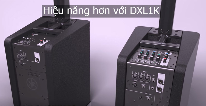 Loa Yamaha Stagepas 1K mkII kết nối 