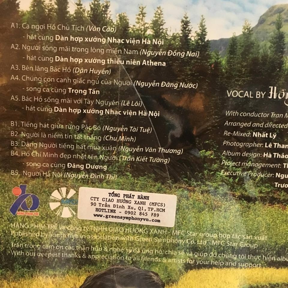 Đĩa than Hồng Vy - Vinh Quang Việt Nam