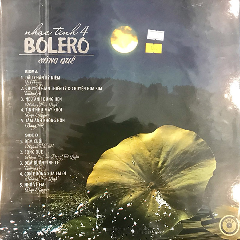 Đĩa than Nhạc tình 4 - Bolero sông quê