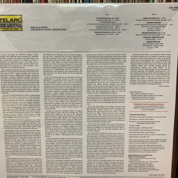 Đĩa than Cincinnati Pops Orchestra - Erich Kunzel