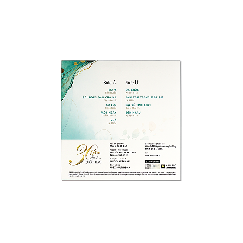 Đĩa than 30 năm tình ca Quốc Bảo