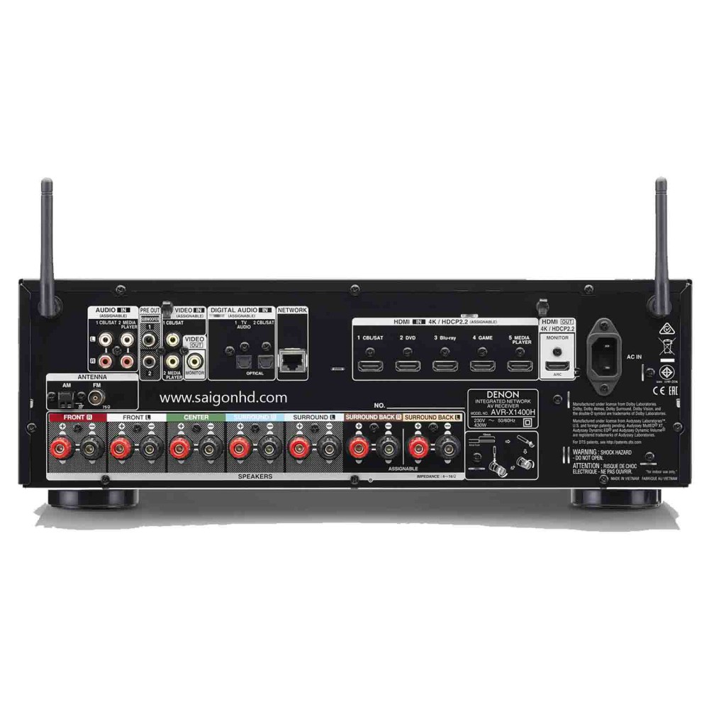 Amply Denon AVR-X1400H