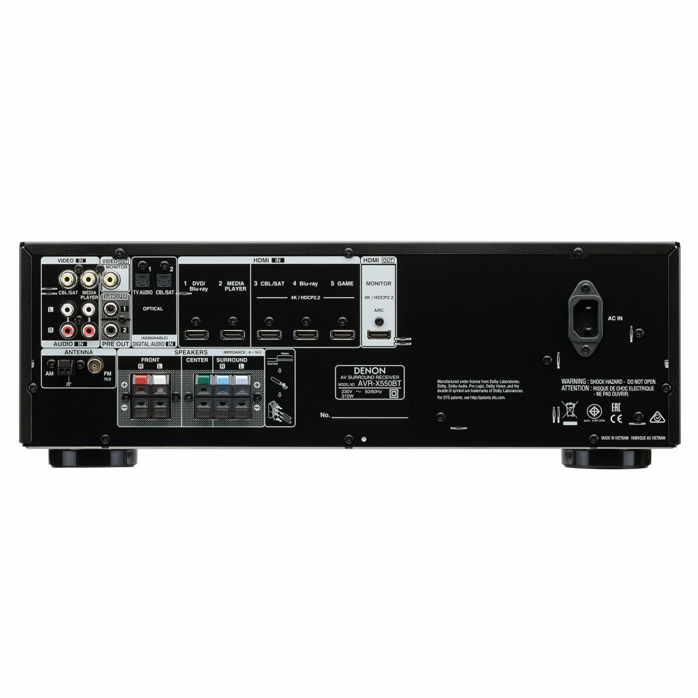 Amply Denon AVR-X550BT
