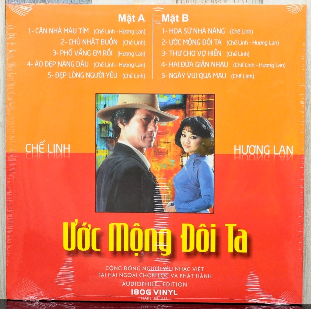 Đĩa than Chế Linh & Hương Lan - Ước mộng đôi ta