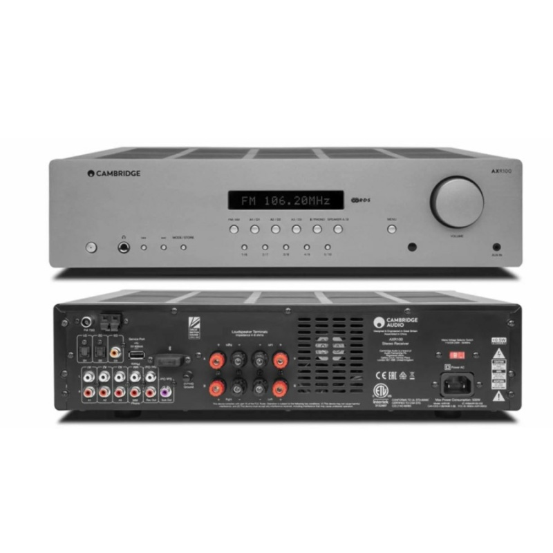 Amply Cambridge Rcvr Stereo AXR100 GREY