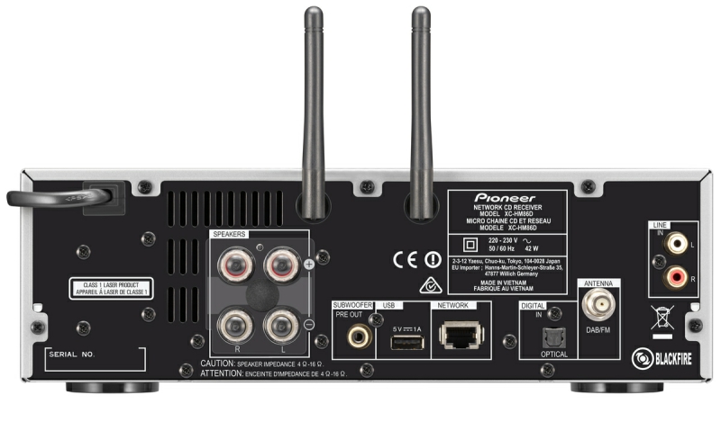 Amply Pioneer XC-HM86D