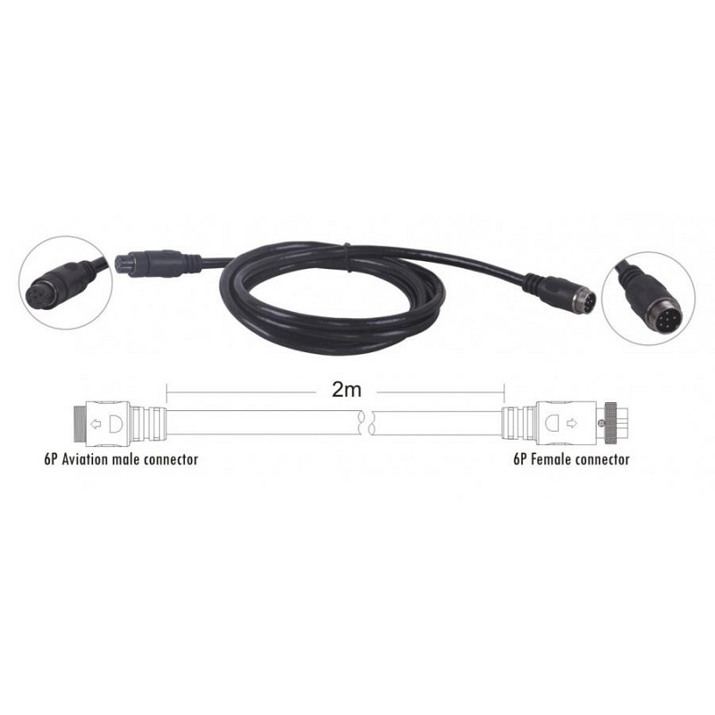 Dây cáp ITC TS-02D (giắc đực cái, 6 chân)