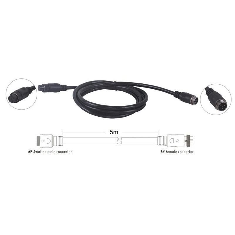 Dây cáp ITC TS-02D (giắc đực cái, 6 chân)