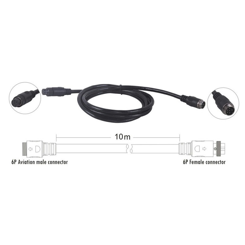 Dây cáp ITC TS-02D (giắc đực cái, 6 chân)