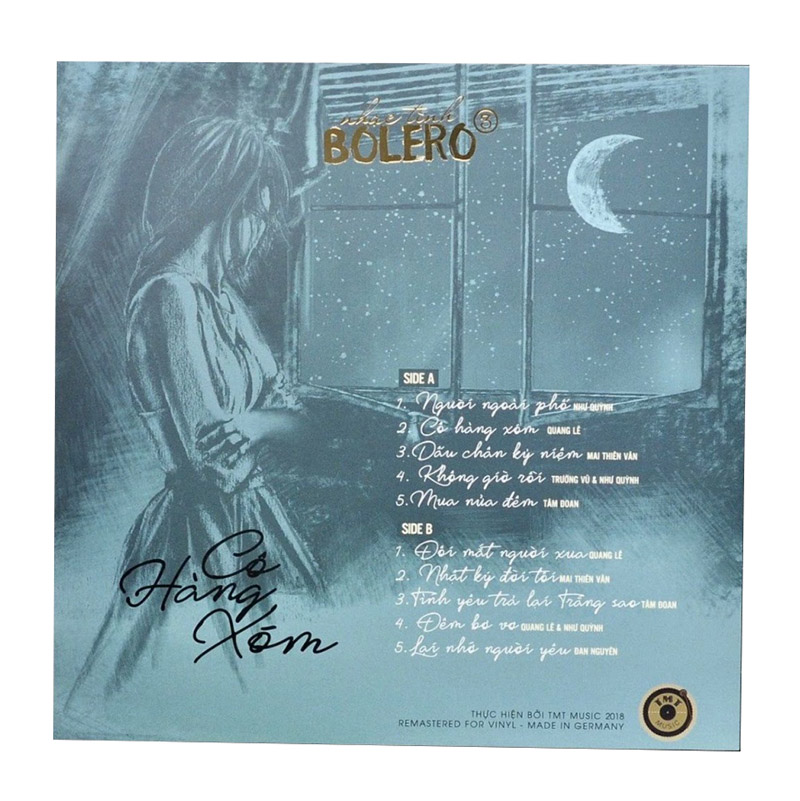 Đĩa than nhạc tình Bolero 3 - Cô hàng xóm