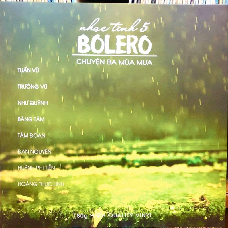 Đĩa than nhạc tình Bolero 5 - chuyện ba mùa mưa