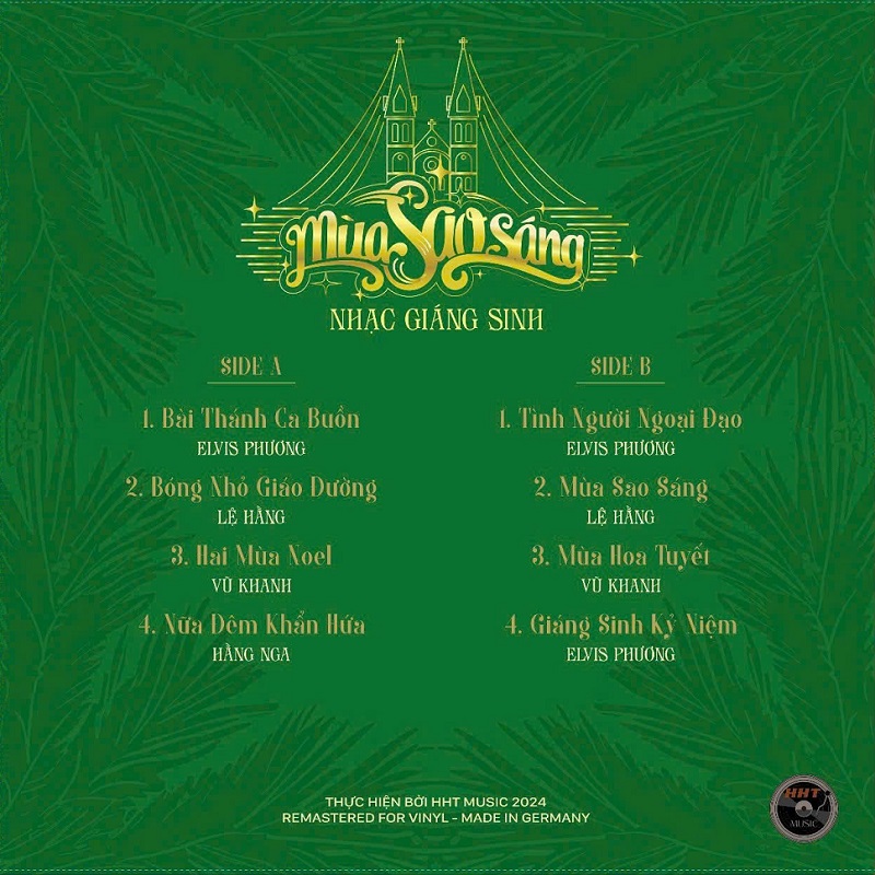 Đĩa than Nhạc Giáng sinh - "Mùa Sao Sáng"