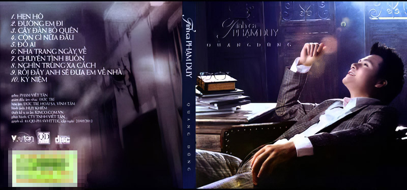 Đĩa than Quang Dũng tình ca Phạm Duy