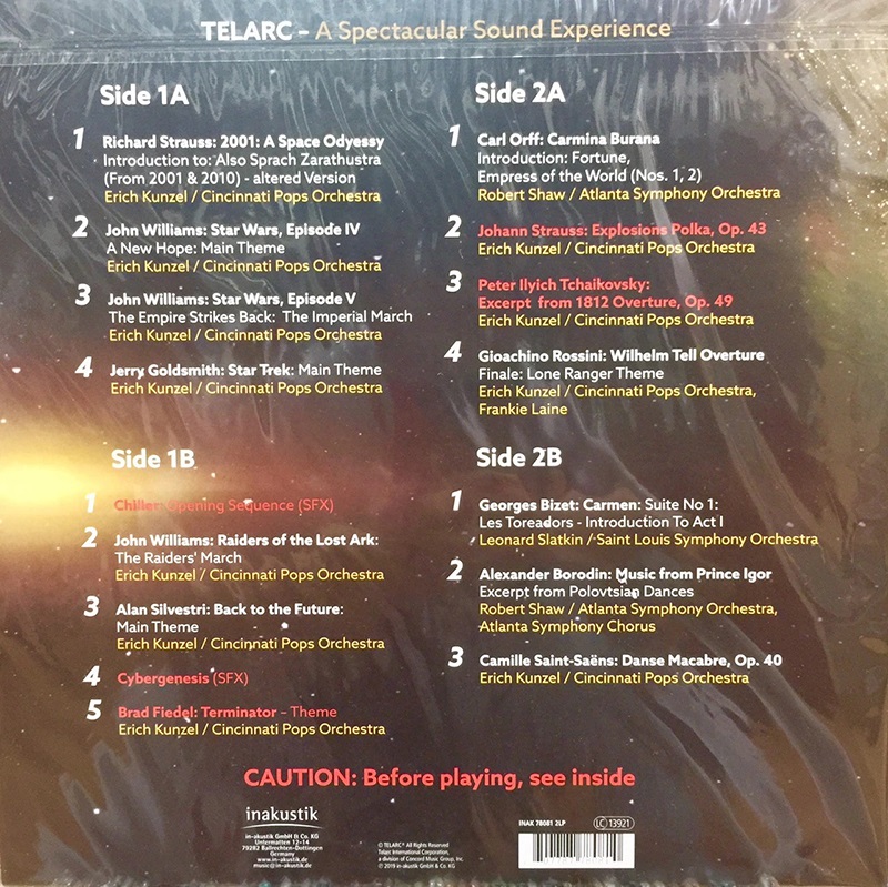 Đĩa than Telarc - A Spectacular Sound Experience