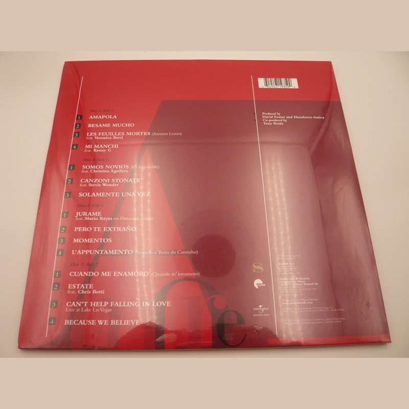 Đĩa than Andrea Bocelli - Amore