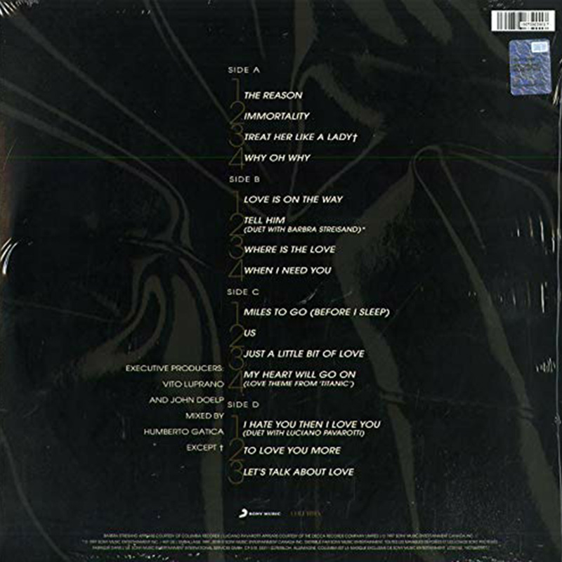 Đĩa than tiếng anh Celine Dion - Let's Talk About Love