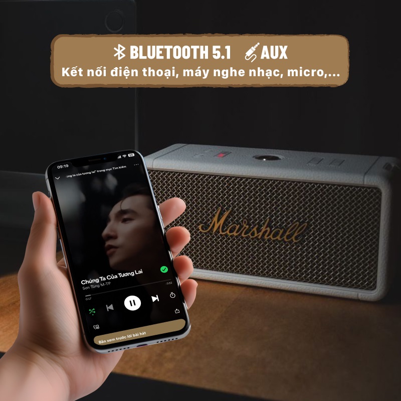 Loa Marshall Middleton (Hàng xịn tem ASH)