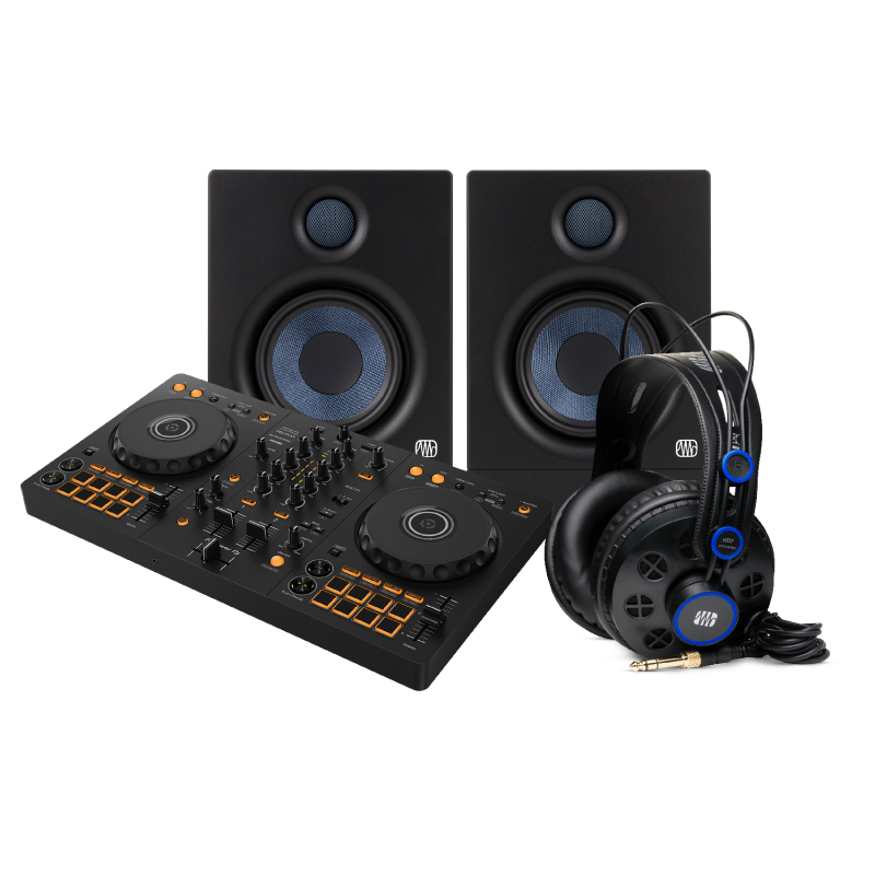 Combo kiểm âm DJ Pioneer DDJ-FLX4 + PreSonus Eris E4.5 BT +  PreSonus HD7