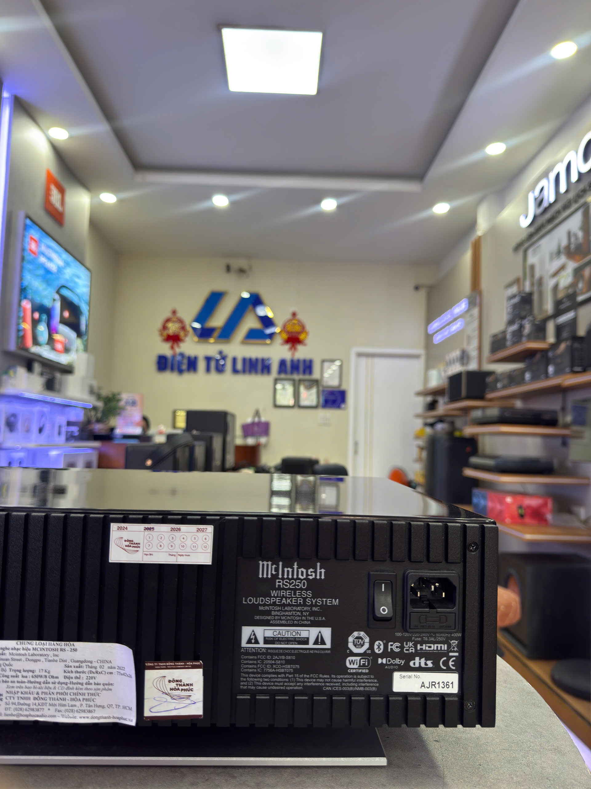 Loa McIntosh RS250 Likenew