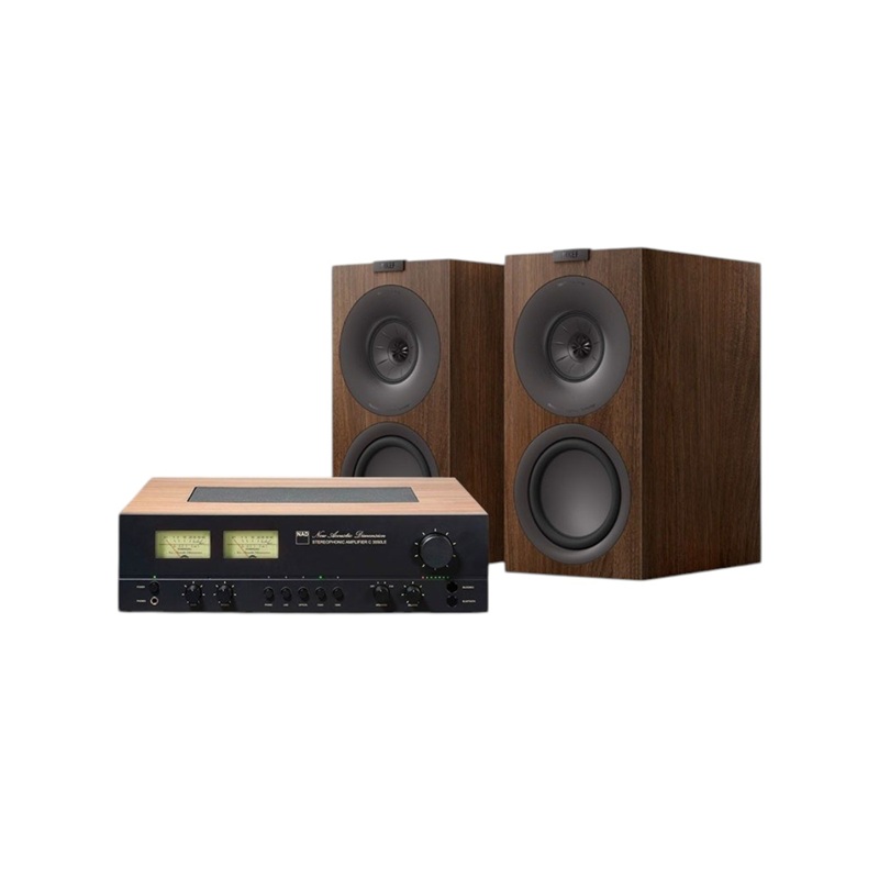 Combo loa KEF Q Concerto Meta + amply NAD C 3050