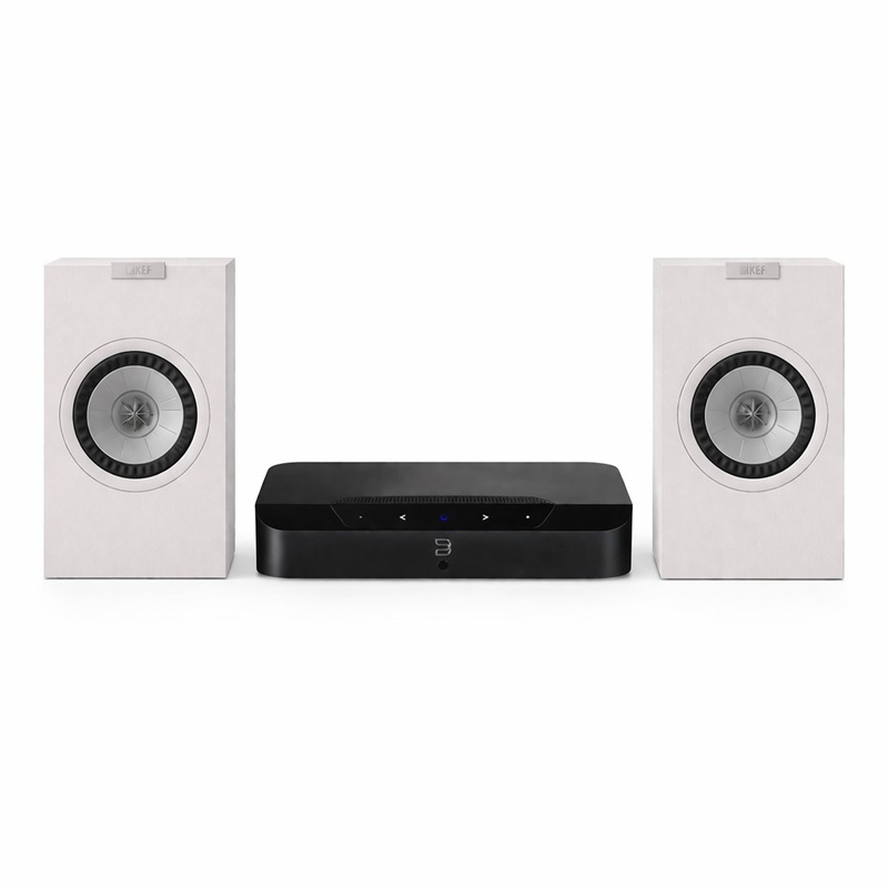 Combo loa KEF Q1 Meta + amply Bluesound Powernode Edge