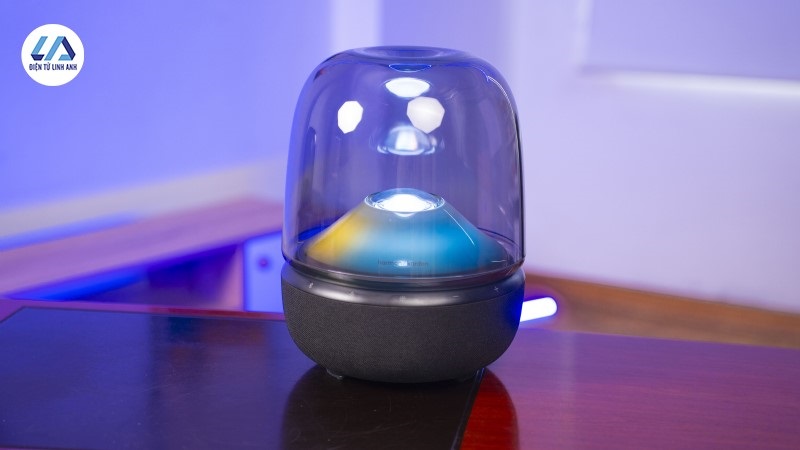 Loa Harman Kardon Aura Studio 5 chính hãng 160W, Bluetooth 5.4, Auracast, Led đẹp