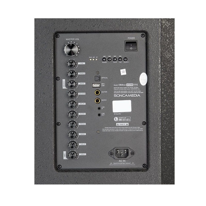 Loa karaoke di động SONCAMEDIA CB68NEO