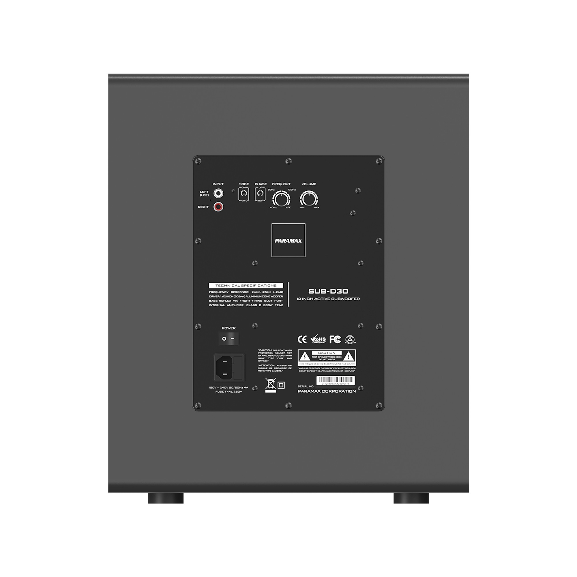 Loa Sub Paramax SUB-D30