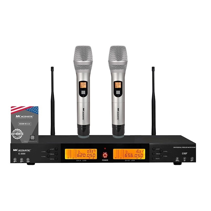 Dàn karaoke WPM01 (loa Wharfedale Pro 5090 + sub Paramax SUB-A30 + đẩy MK Acoustic V2.4 + vang MK Acoustic 6500 + 1 micro MK Acoustic E-300 II)