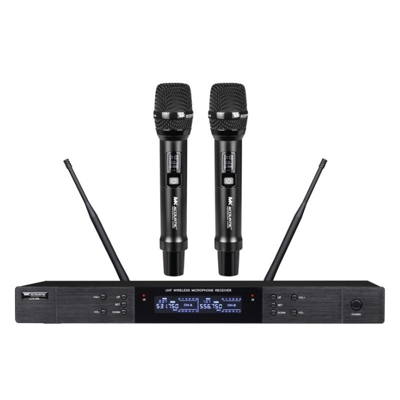 Dàn karaoke MK01 (Loa MK SQ-10, sub Sq-112A, đẩy T2.6, vang Lux V6, micro Lux M6, quản lý nguồn Lux P6)