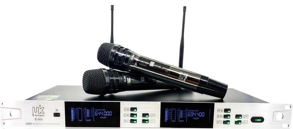 Dàn Karaoke LA 210 (Loa JBL RM210+ Vang số MK ES 350 Plus + Micro MK E-300 + Sub 12Al)