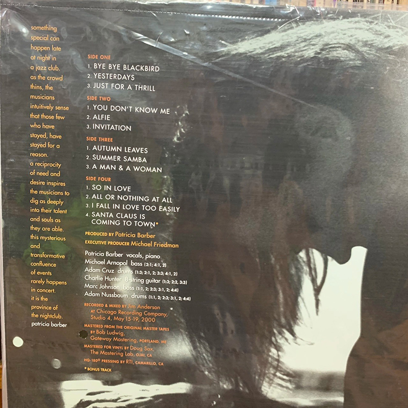 Đĩa than Patricia Barber - Nightclub