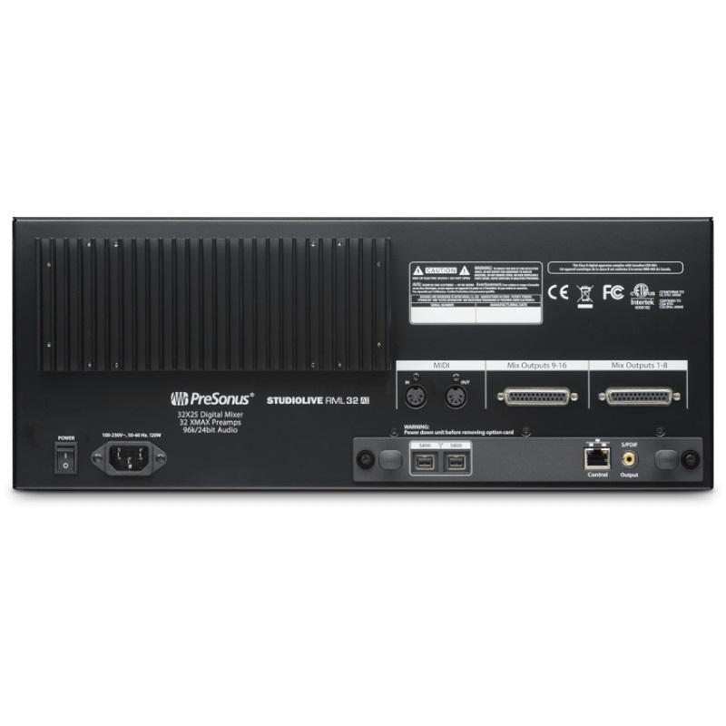 Mixer PreSonus Studiolive RML 32AI