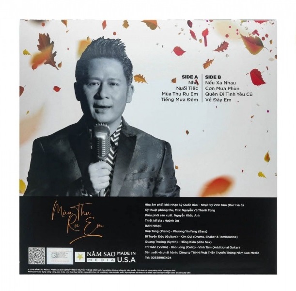 Đĩa than Bằng Kiều - Mùa Thu Ru Em