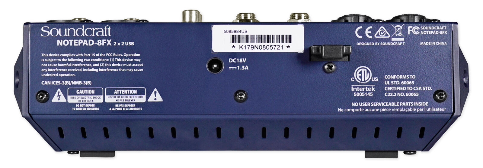 Mixer Soundcraft Notepad 8FX