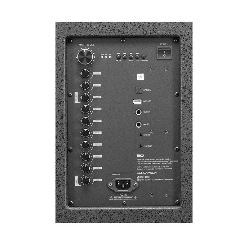 Loa kéo SONCAMEDIA 18S2