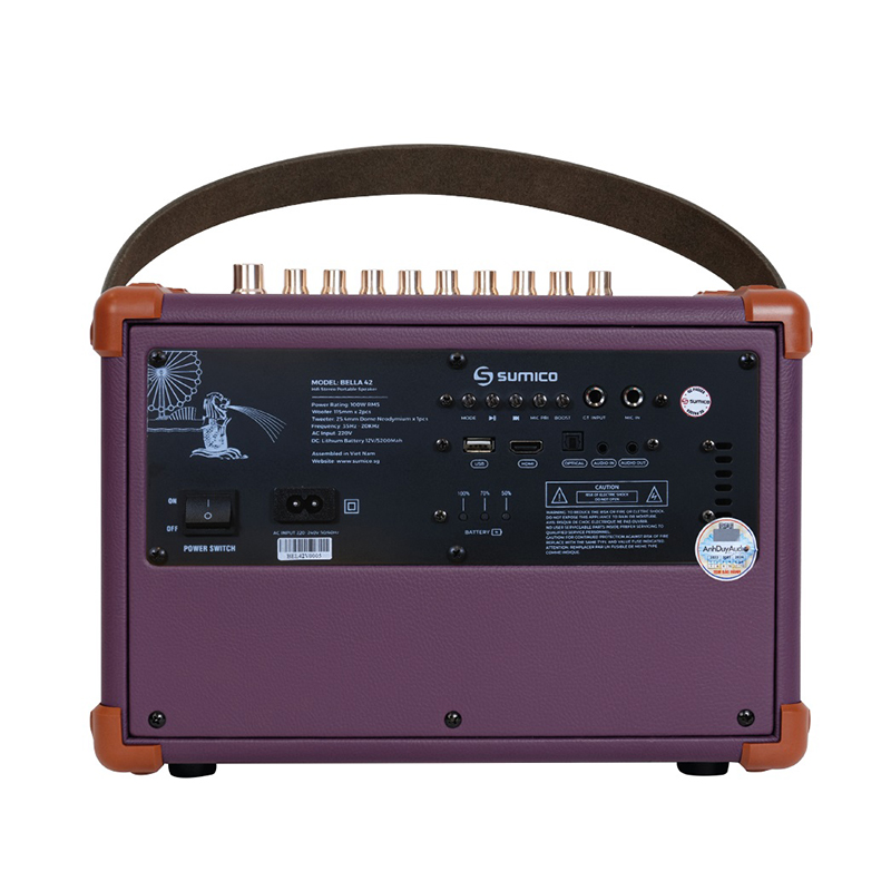 Loa karaoke xách tay Sumico Bella 42 chính hãng