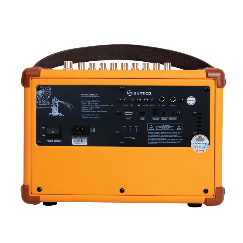 Loa karaoke xách tay Sumico Bella 42 chính hãng