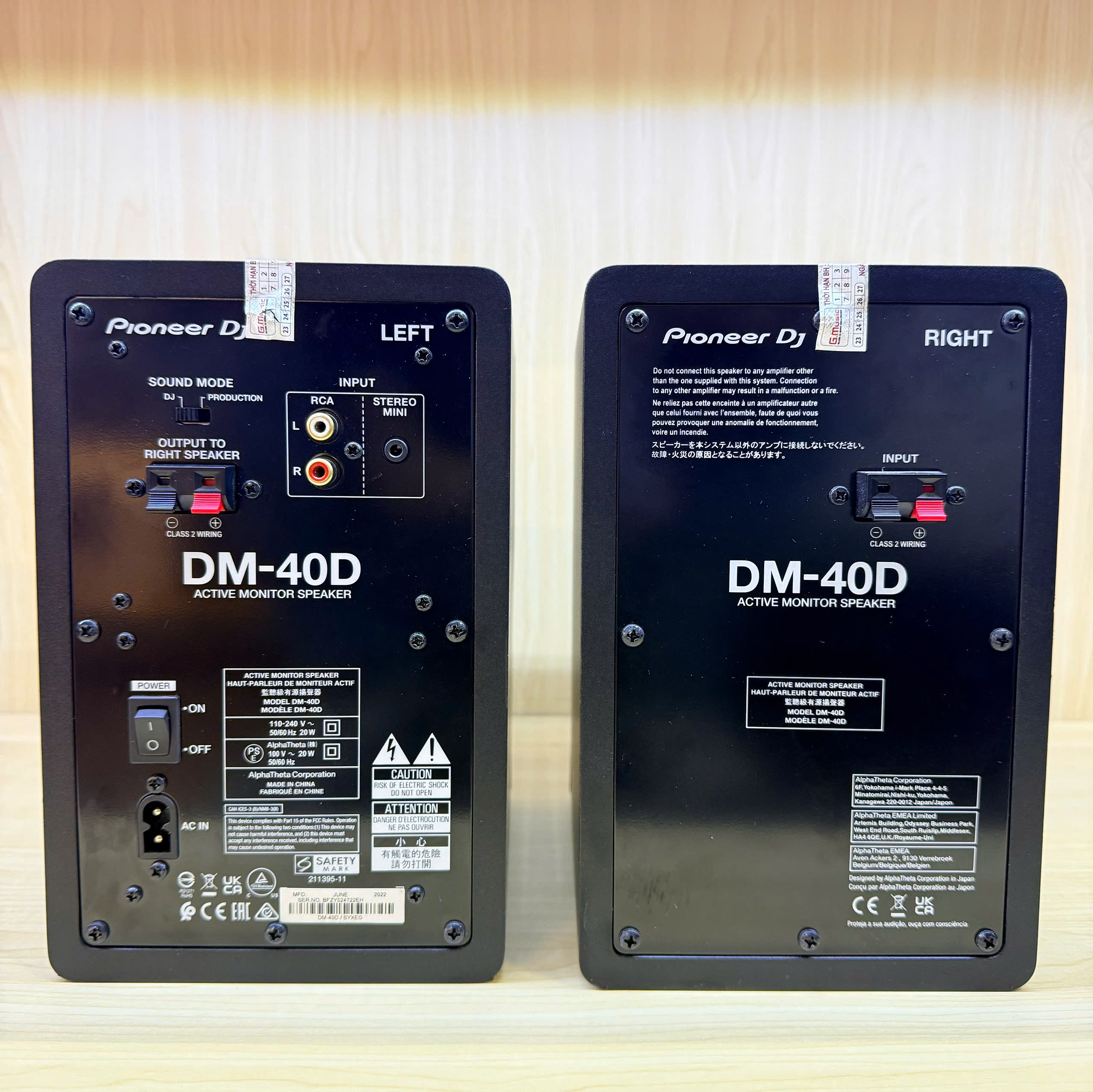 Loa kiểm âm Pioneer DJ DM-40D Likenew