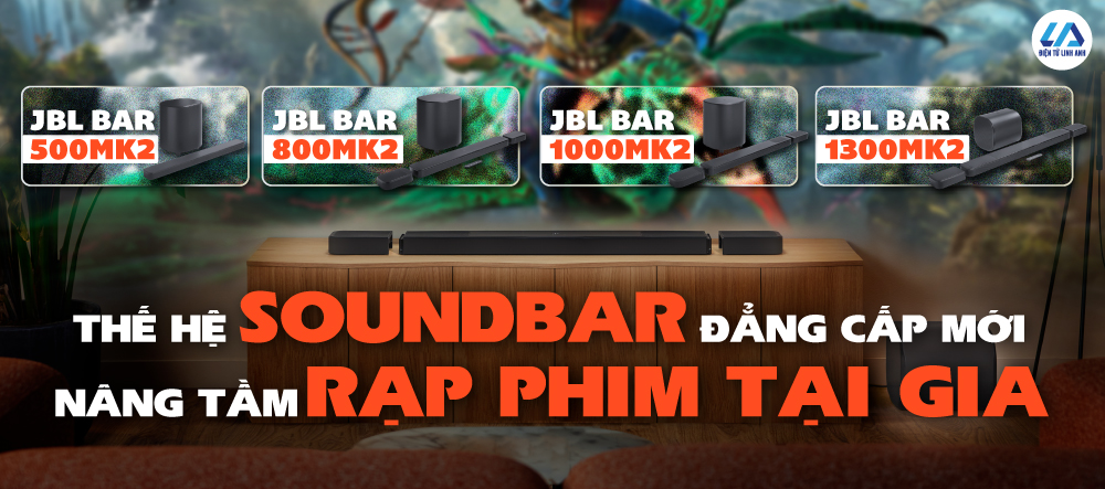 Mở bán soundbar JBLGiảm tới 3 triệu