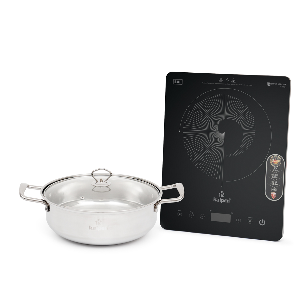 Single induction hob Kalpen IK10