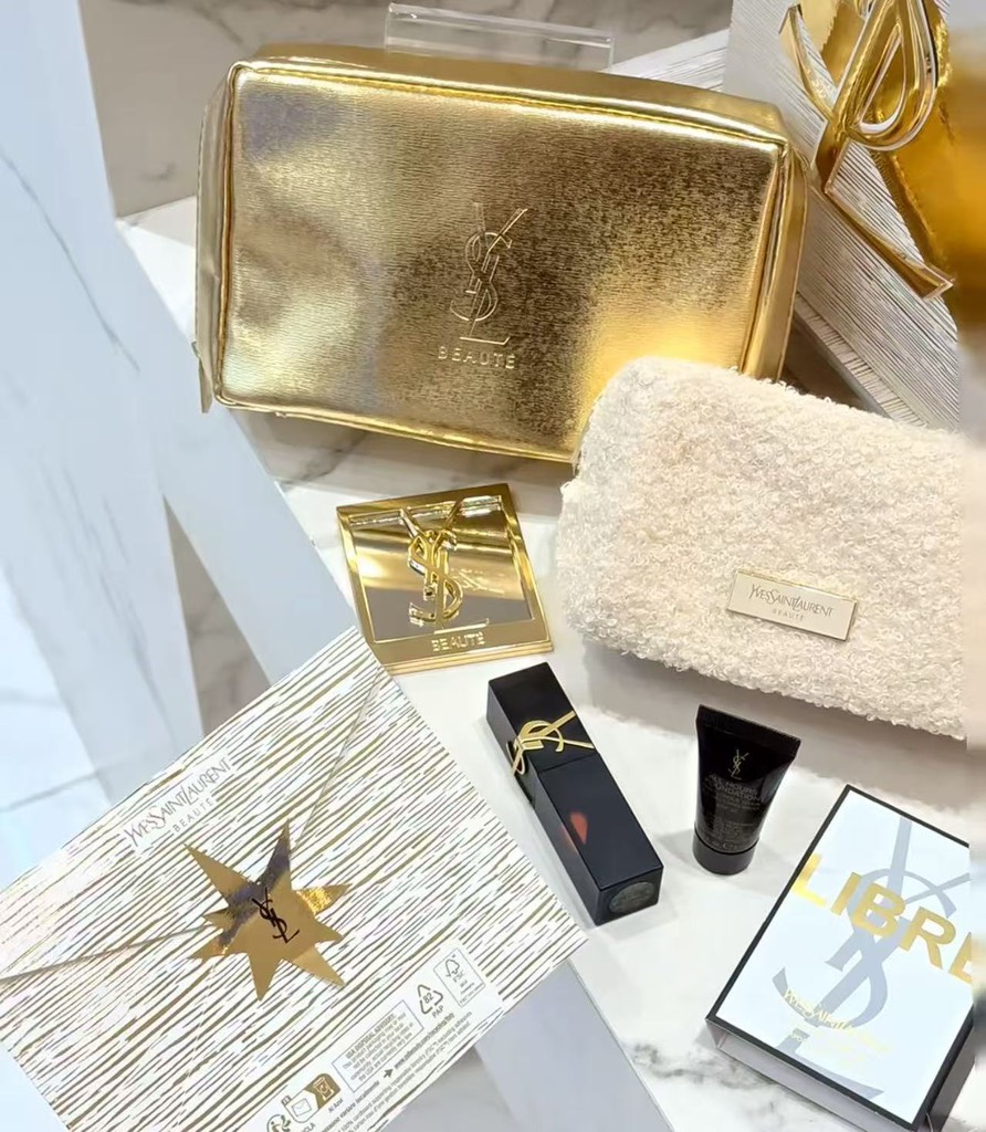 Túi Beige YSL Kèm Dây (13.5x8.5x6cm)