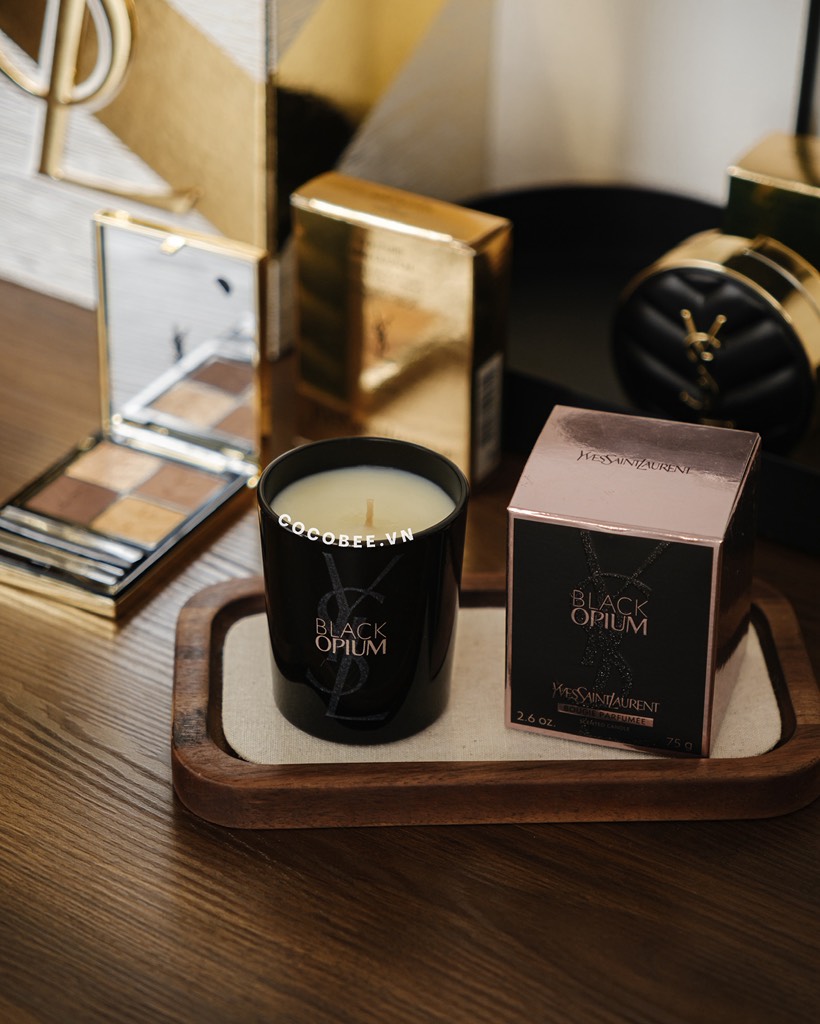 Nến Thơm YSL Black Opium Scented Candle 75g (Kh lẻ)