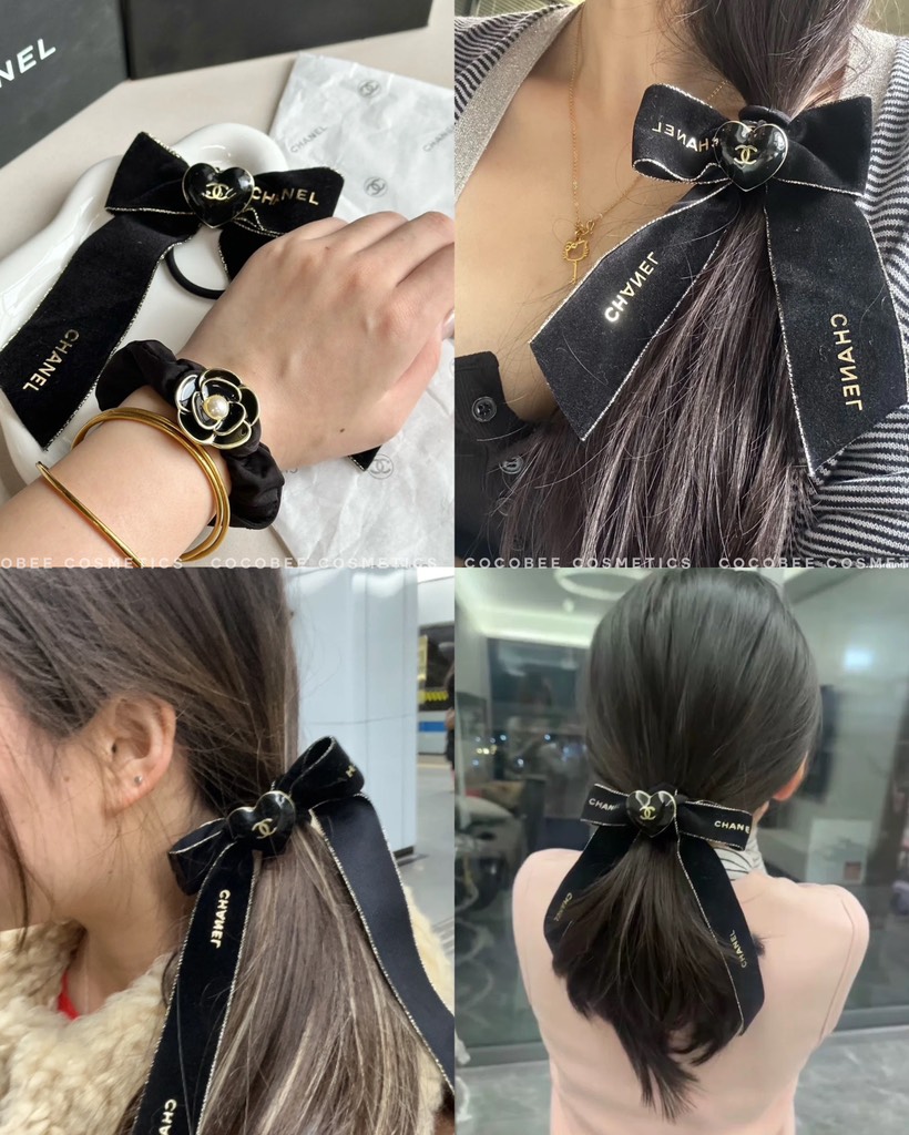 Cột Tóc CHANEL (Custom từ phụ kiện chính hãng Chanel)