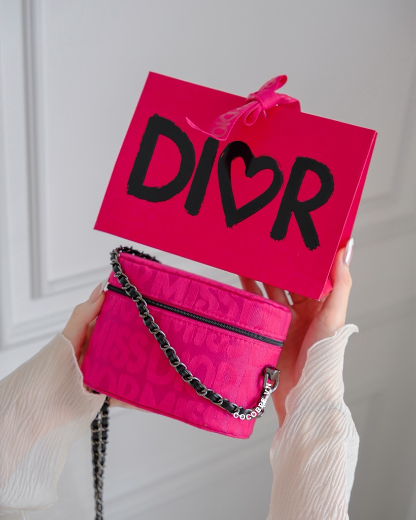 Túi Cốp Dior Hồng - Pink Clutch New 2025 (15x10x8.5cm)
