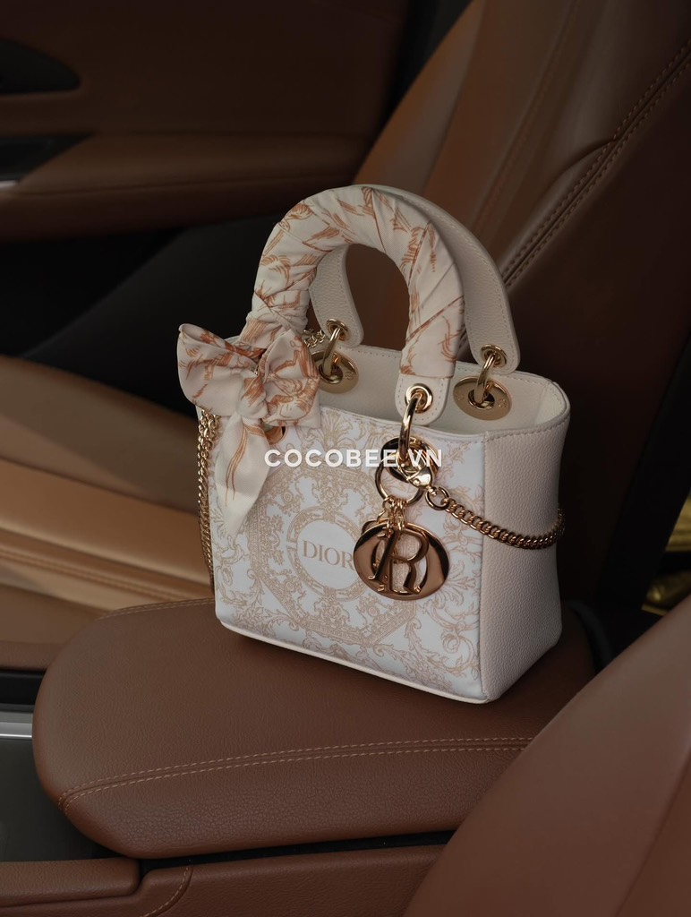 Túi Custom DIOR Kèm Hộp, Túi Hãng (Custom Túi Vải Chính hãng Holiday)
